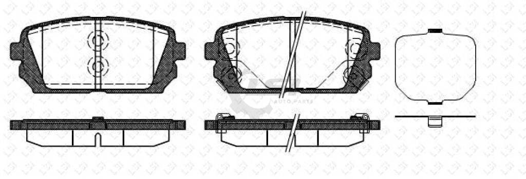 Rear Bendix Brake Pads And Disc Rotors Set For Hyundai I45 2.4 Yf 2010-2013 Kit