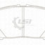 Rear Bendix Hd Brake Pads And Disc Rotors For Toyota Estima Gsr50 Gsr55 06-18 Kit