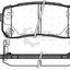 Rear Bendix Hd Brake Pads And Disc Rotors Set For Hyundai Imax Tq 08-18 Kit