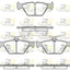 Rear Brake Disc Rotors And Pads For Subaru Outback Bs 3.6L 2014-2020 Kit