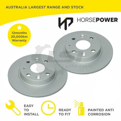 Rear Brake Disc Rotors for Eunos Roaster NA 1.6L 09/1989-12/1993 Brake Disc Rotors