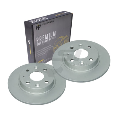Rear Brake Disc Rotors for Mazda 323 1.6L 1.8L 2.0L ASTINA TWIN CAM TURBO 1991 - Brake Disc Rotors