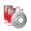Rear Brake Disc Rotors For Mercedes Benz Vito Valente Solid 2015-2020