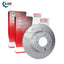 Rear Brake Disc Rotors For Mercedes Benz Vito Valente Solid 2015-2020