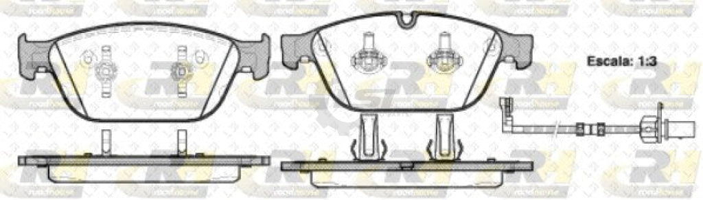 Rear Brake Disc Rotors + Brake Pads + Sensor for Audi A8 4.2 09-18 356mm Disc Brake Kit