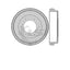 Rear Brake Drums For Toyota Hiace Trh223 2.7L 09/2009-02/2015 Drum