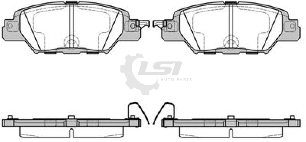 Rear Brake Pad And Disc Rotor Set For Mazda Cx5 Ke Kf 13-21 Electrical Handbrake Kit