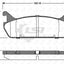 Rear Brake Pads And 231Mm Rotors For Mazda 323 1.6L Twin Cam Turbo 1991-94 Disc Kit