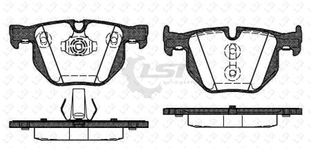Rear Brake Pads And 320Mm Disc Rotors W/ Sensor For Bmw X5 E70 X6 E71 Kit