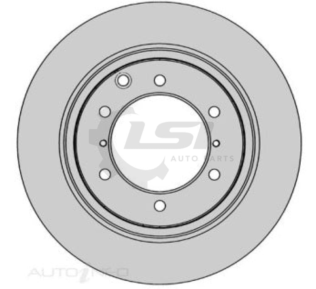 Rear Brake Pads And Disc Rotor Set For Hyundai Terracan Hp Crdi 2.9L 01/05-01/07 Kit