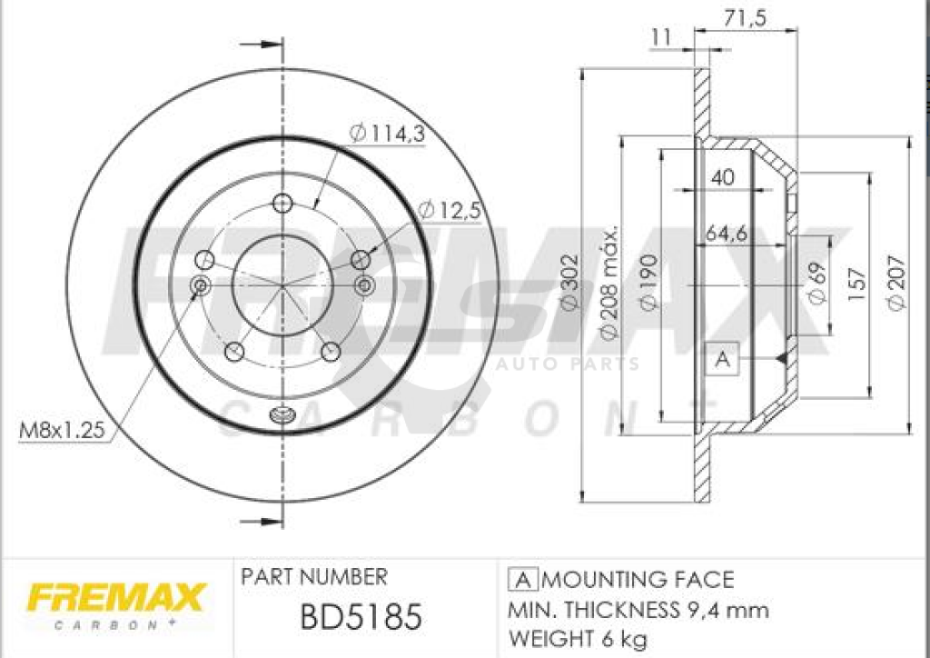 Rear Brake Pads And Disc Rotor Set For Kia Sorento Um 2.2 3.5 2015-2020 Kit