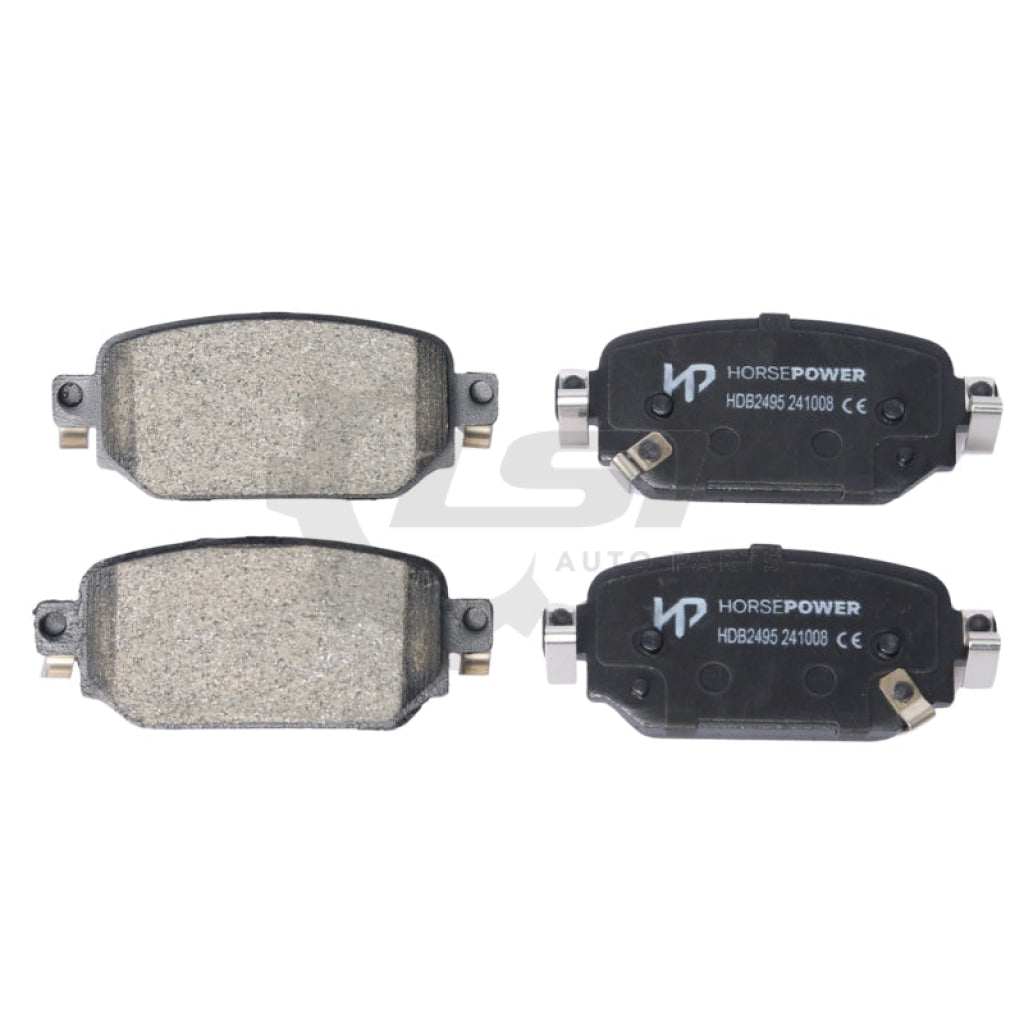 Rear Brake Pads and Disc Rotor set for Mazda 3 BM BN 2.0 2.5 14-19 Electric HB Disc Brake Kit