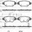 Rear Brake Pads And Disc Rotors For Holden Zafira 2.2L 2001-05 Bosch Kit