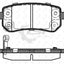 Rear Brake Pads And Disc Rotors For Kia Sportage Ql Si S 2016-2017 Kit