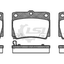 Rear Brake Pads And Disc Rotors For Mitsubitshi Challenger Pb Pc 2009 - 18 2.5D Kit