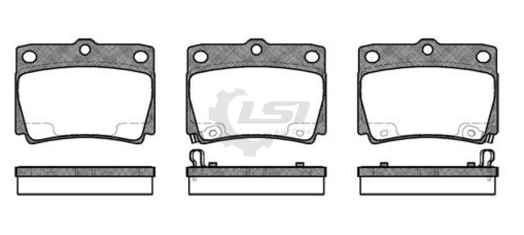 Rear Brake Pads And Disc Rotors For Mitsubitshi Challenger Pb Pc 2009 - 18 2.5D Kit