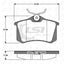 Rear Brake Pads And Disc Rotors Set For Audi A4 1.8 2.0 2004-2007 245Mm Kit