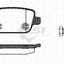 Rear Brake Pads And Disc Rotors Set For Ford Mondeo 2.0 2.3 2.5 2007-2015 Kit