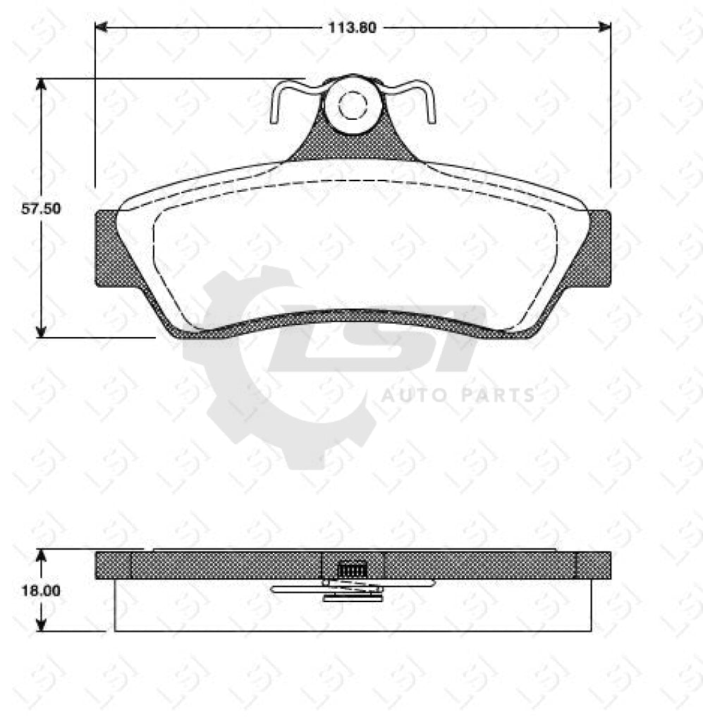 Rear Brake Pads And Disc Rotors Set For Holden Crewman Cross 6/8 4Wd 2003- Kit
