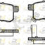 Rear Brake Pads And Disc Rotors Set For Honda Accord Cu Cw Vti Incl. Euro 2008- Kit
