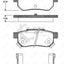 Rear Brake Pads And Disc Rotors Set For Honda Jazz Ge 1.3 1.5 08 -14 Kit
