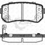 Rear Brake Pads And Disc Rotors Set For Hyundai I30 1.6 2.0 2007-2012 Kit