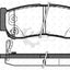 Rear Brake Pads And Disc Rotors Set For Hyundai Santa Fe Cm 2006-10/2009 Kit