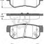 Rear Brake Pads And Disc Rotors Set For Hyundai Sonata 2.0L 2.5L Ef2 2001-05 Kit