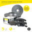 Rear Brake Pads And Disc Rotors Set For Lexus Ls430 Ucf30 4.3L 11/2000-08/2003 Kit