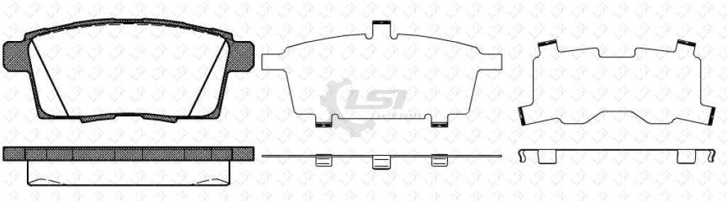 Rear Brake Pads And Disc Rotors Set For Mazda Cx7 Er 2006-2011 Kit