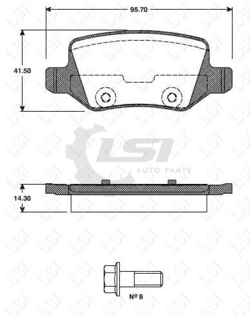 Rear Brake Pads And Disc Rotors Set For Mb A170 A180 A180Cdi A200 W169 05-09 Kit