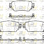 Rear Brake Pads And Disc Rotors Set For Nissan Qashqai J11 2.0L 07/14-06/22 Kit