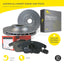 Rear Brake Pads And Rotors Set For Audi Q7 4.2I 6.0Tdi 358Mm Rear 2006- Disc Kit