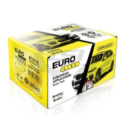 Rear Brake Pads Euroline Ceramic For Mercedes C Class W205