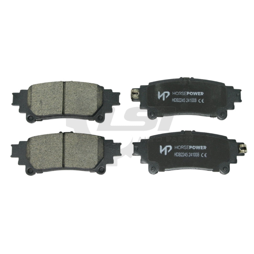 Rear Brake Pads for Toyota Fortuner GX GUN156 2.8L 05/2022-on Brake Pads