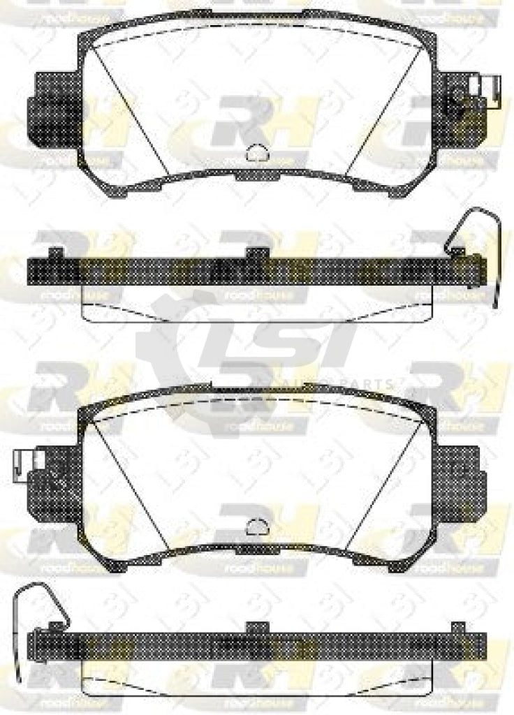 Rear Brake Pads Set For Mazda