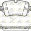 Rear Brake Pads with Sensors and Disc Rotors set for VW Touareg V8 2020-on 350mm Disc Brake Kit