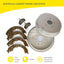 Rear Brake Shoes Drum Cylinder For Toyota Hilux Ggn15R Kun16R Tgn16R Set