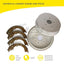 Rear Brake Shoes And Drum For Toyota Hilux Ggn15R Kun16R Tgn16R 2Wd Disc Kit