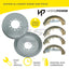 Rear Brake Shoes and Brake Drum set for Ford Ranger 3.2L 09/2011-06/2022 Drum Brake Kit