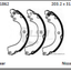 Rear Brake Shoes And Drum Set For Nissantiida Fbac11 1.8L 2006-2013 Disc Kit