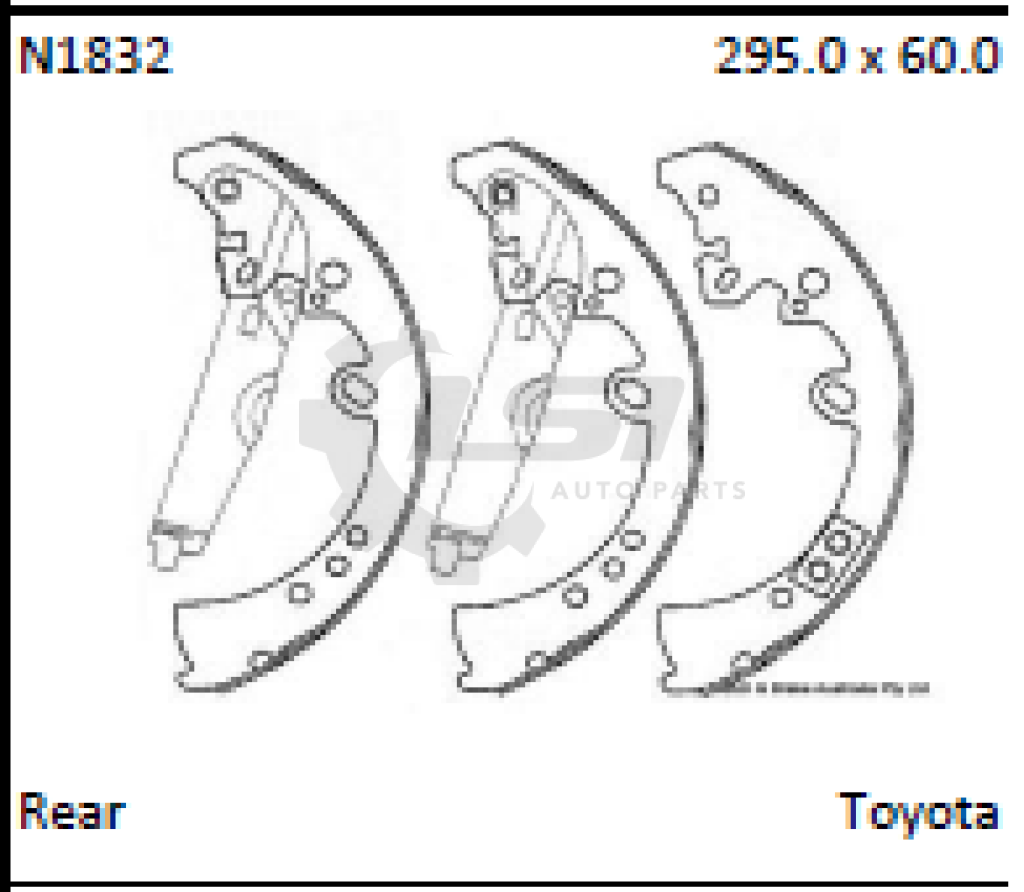 Rear Brake Shoes And Drum Set For Toyota Hilux 4Wd Kun25 Kun26 Ggn25 05-18 Disc Kit