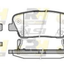 Rear Ceramic Brake Pads And Disc Rotor Set For Hyundai Santa Fe 2009-2012 Kit