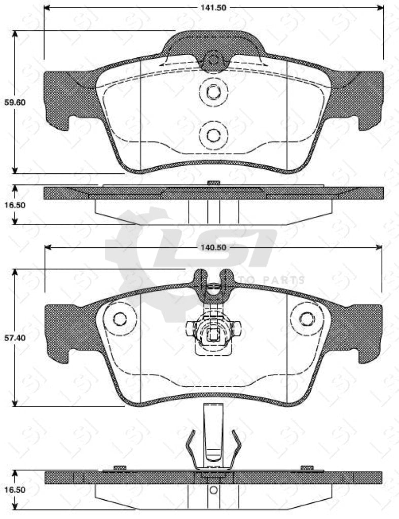 Rear Disc Rotor And Brake Pads + Sensors For Mb E350 E320 S211 2005-2009 300Mm Kit