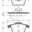 Rear Disc Rotor And Brake Pads Set For Volvo Xc90 2.4D 2.5T 3.0I 3.2I 4.4I 03-15 Kit