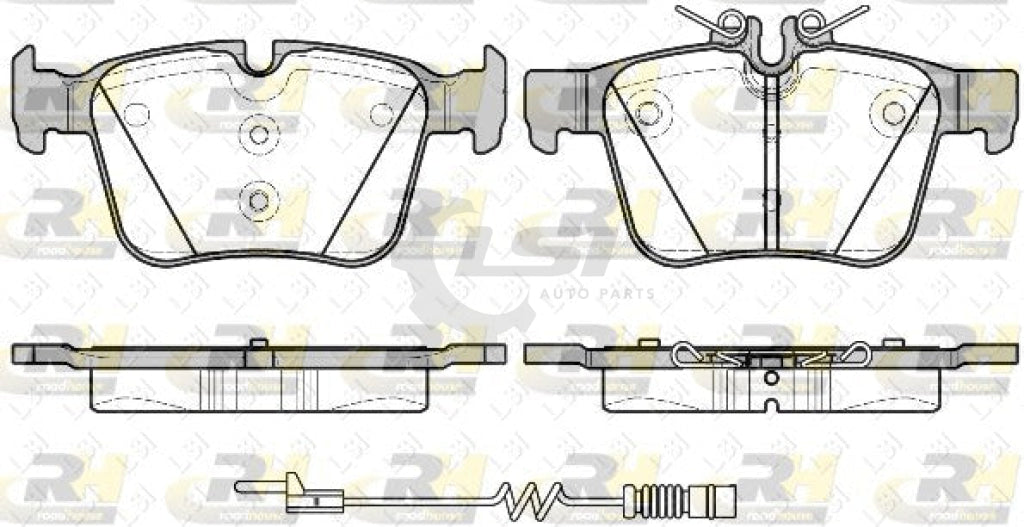 Rear Disc Rotors And Brake Pads For C300 W205 2.0L 06/2017-03/2018 300Mm Kit