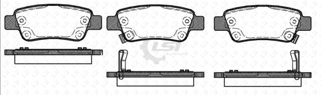 Rear Disc Rotors and Brake Pads for Honda CRV RM DTi 2.2L 01/2014-08/2015 Disc Brake Kit
