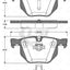 Rear European Brake Pads And 320Mm Disc Rotors For Bmw E60 520 523 530 550 Kit