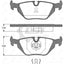 Rear European Brake Pads And Disc Rotors Set For Bmw Z3 E36 2.0L 06/1999-10/2000 Kit
