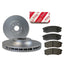 Rear Genuine Toyota Brake Pads + Hp Disc Rotors Set For Fj Cruiser Gsj15R Kit